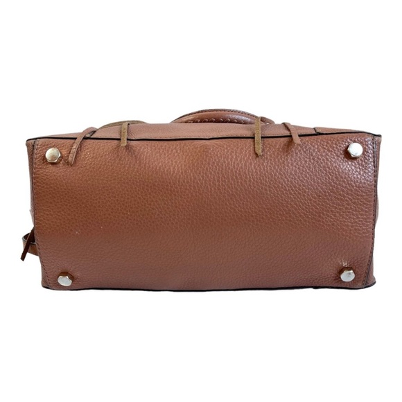 Rebecca Minkoff Brown Leather Regan Satchel Bag - Picture 5 of 12